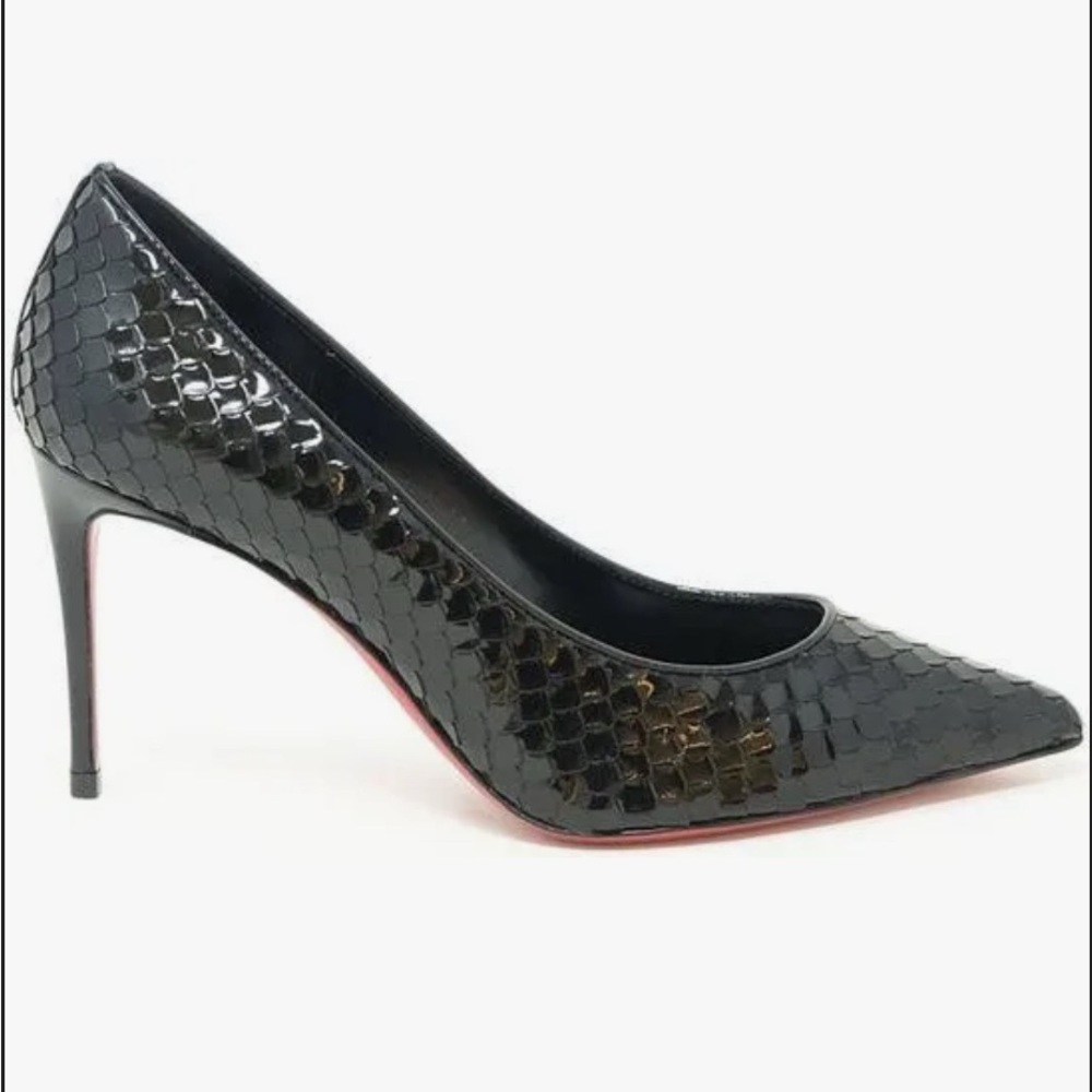 Christian Louboutin - Kate 85 - Like new Black only worn 1 time size 9 - Picture 8 of 8